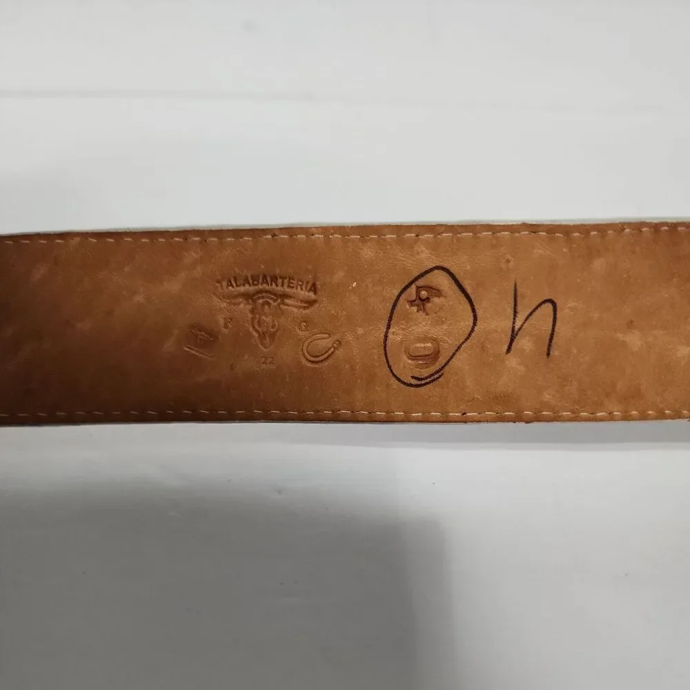 TALABARTERIA‎ Men's LEATHER BELT SIZE 40